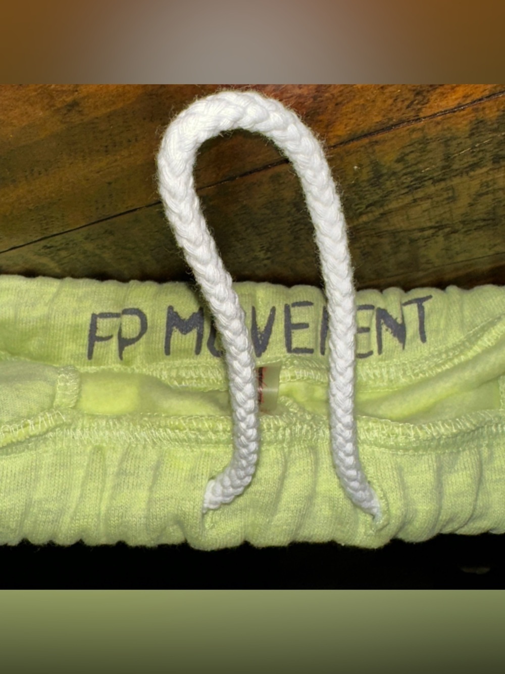 NEW FP Movement "For the Win" Long Shorts in the color "Sour Citrus". Sz S - Picture 12 of 12